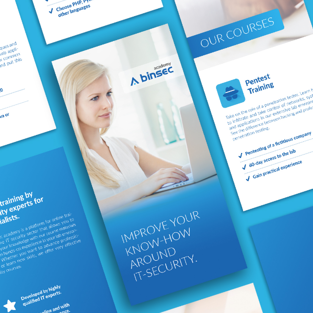 Flyer Design binsec academy
