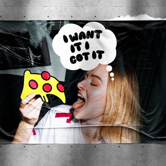 Nutrtion Pizza Poster Visual
